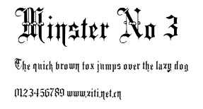 Minster No 3.ttf