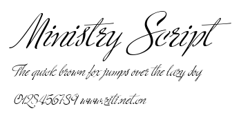 Ministry Script.ttf字體轉換器圖片