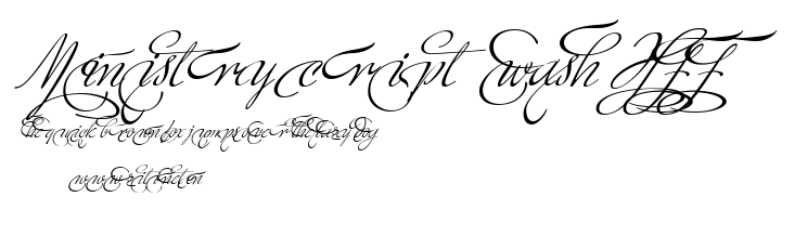 Ministry Script Swash HFF.ttf字體轉換器圖片