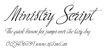 Ministry Script.ttf字體轉換器圖片