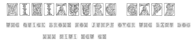 Miniature-Caps.otf字體轉換器圖片