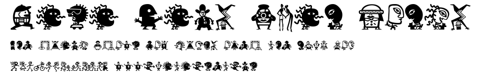 Mini Pics L'il Folks.ttf字體轉換器圖片