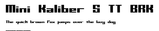 Mini Kaliber S TT BRK.ttf