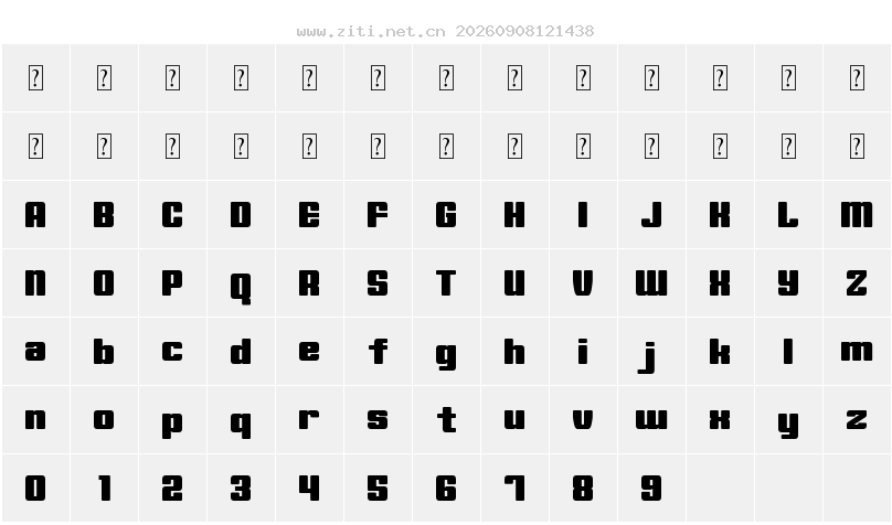 字符映射圖