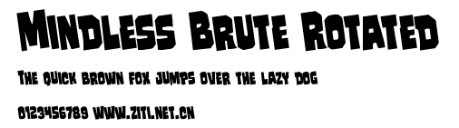 Mindless Brute Rotated.ttf