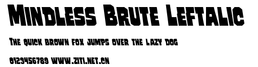 Mindless Brute Leftalic.ttf