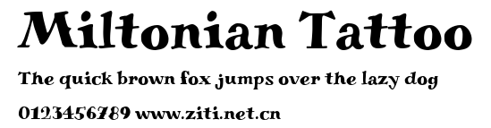 Miltonian Tattoo.ttf
