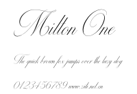 Milton One.otf