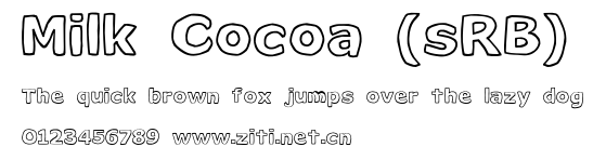 Milk Cocoa (sRB).ttf字體轉換器圖片