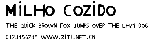 Milho Cozido.ttf字體轉換器圖片