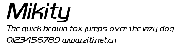 Mikity.ttf字體轉換器圖片