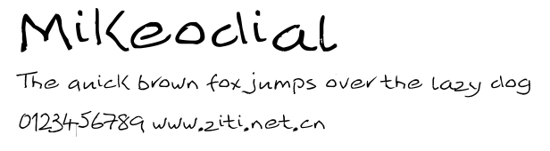 Mikeodial.ttf字體轉換器圖片