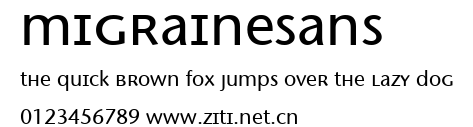 MigraineSans.ttf字體轉換器圖片