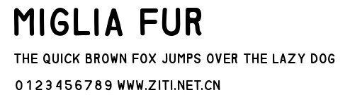 Miglia Fur.ttf字體轉換器圖片