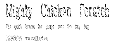 Mighty Chicken Scratch.ttf