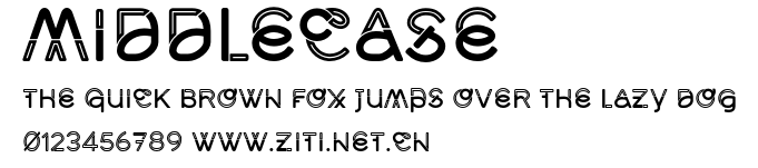 Middlecase.otf字體轉換器圖片