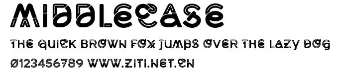 Middlecase.otf字體轉換器圖片