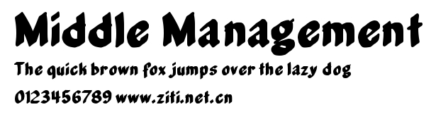Middle Management.ttf字體轉換器圖片