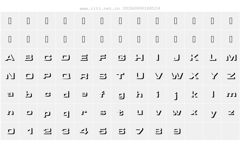 字符映射圖