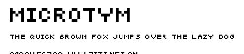 MicroTym.ttf字體轉換器圖片