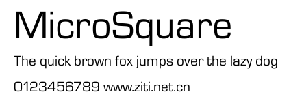 MicroSquare.ttf字體轉換器圖片