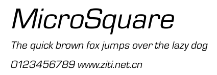 MicroSquare.ttf字體轉換器圖片