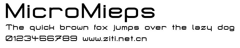 MicroMieps.ttf字體轉換器圖片