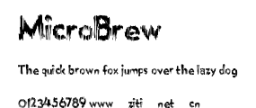 MicroBrew.ttf字體轉換器圖片