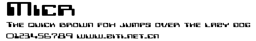Micr.ttf字體轉換器圖片