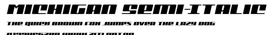 Michigan Semi-Italic.ttf字體轉換器圖片