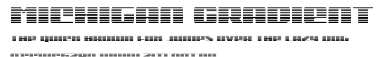 Michigan Gradient.ttf字體轉換器圖片