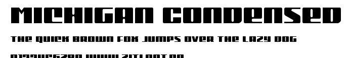 Michigan Condensed.ttf字體轉換器圖片