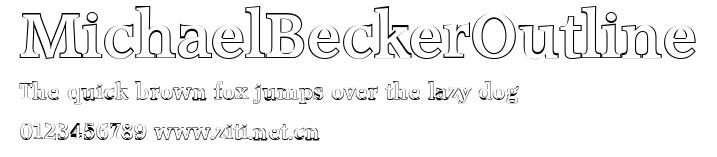 MichaelBeckerOutline.ttf