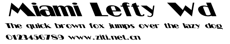 Miami Lefty Wd.ttf