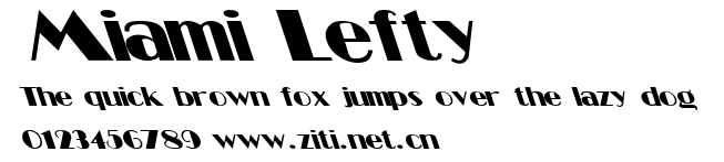 Miami Lefty.ttf