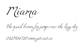 Miama.otf字體轉換器圖片