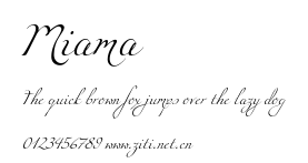 Miama.ttf字體轉換器圖片