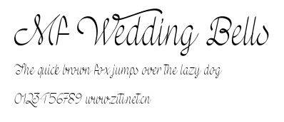 Mf Wedding Bells.ttf字體轉換器圖片
