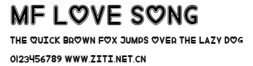Mf Love Song.ttf字體轉換器圖片