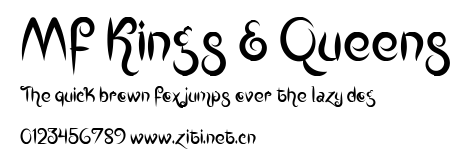 Mf Kings & Queens.ttf字體轉換器圖片