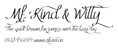 Mf Kind & Witty.ttf字體轉換器圖片