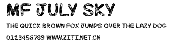 Mf July Sky.ttf字體轉換器圖片