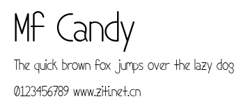 Mf Candy.ttf字體轉換器圖片