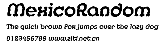 MexicoRandom.ttf字體轉換器圖片