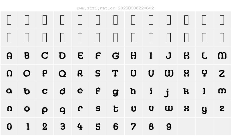 字符映射圖