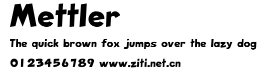 Mettler.ttf字體轉換器圖片
