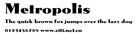 Metropolis.ttf字體轉換器圖片