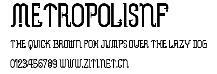 MetropolisNF.ttf字體轉換器圖片