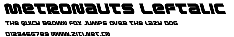 Metronauts Leftalic.ttf