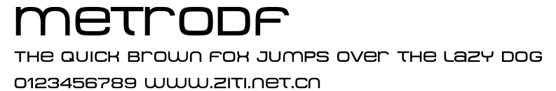 MetroDF.ttf字體轉換器圖片